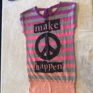 Pink/purple/orange dress size 8 girls